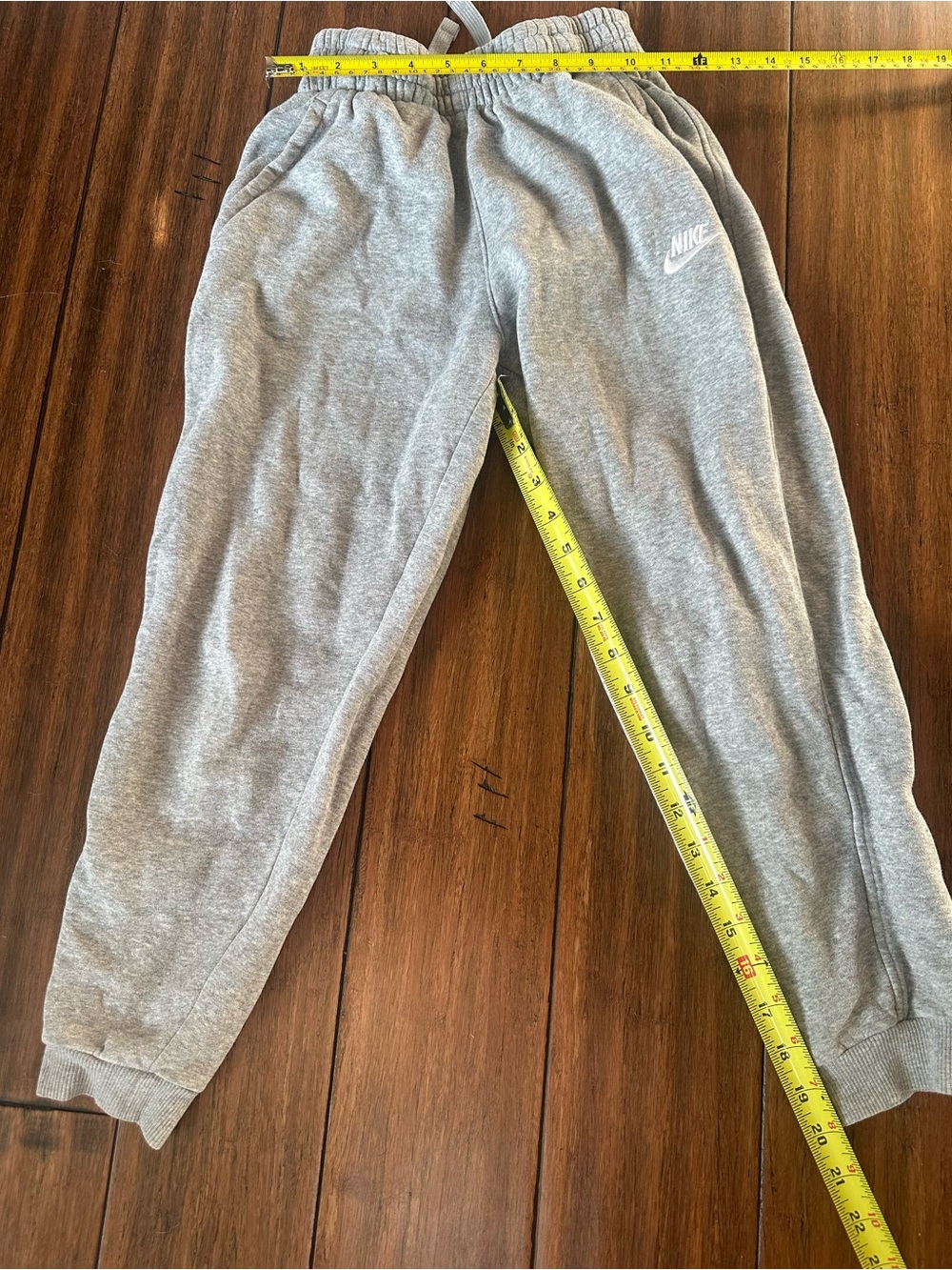 Nike Grey Kids Jogger Sweatpants with Logo